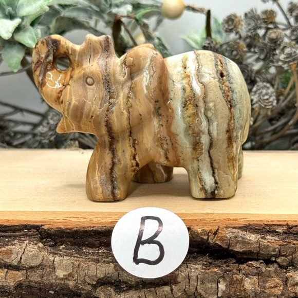 Caribbean Calcite Elephant Carvings - Picture 6 of 11